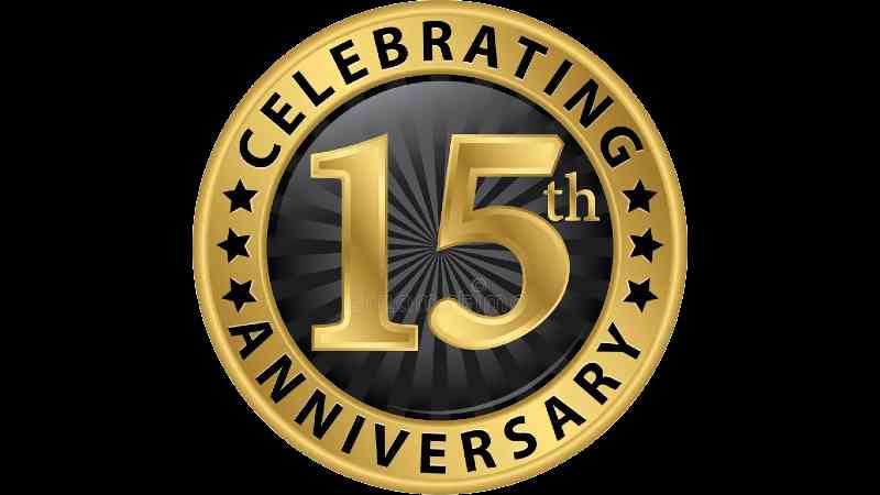 15th anniversary
